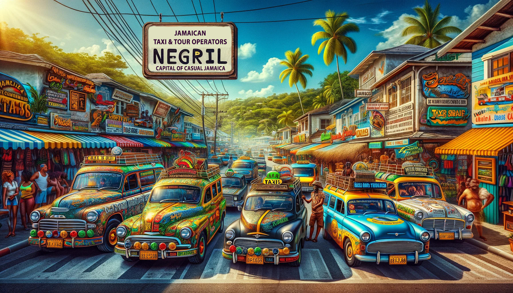 Jamaican Taxi & Tour Operators - Negril Capital of Casual Jamaica